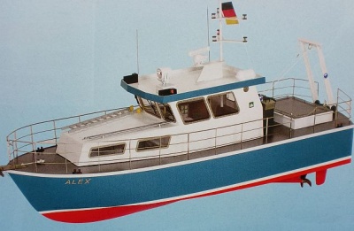 Alex Mehrzweckboot (Länge ca. 72 cm)