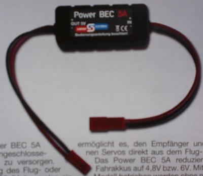 Power BEC 5 A,Ausgangsspannung 12V   wieder lieferbar 1.3.24