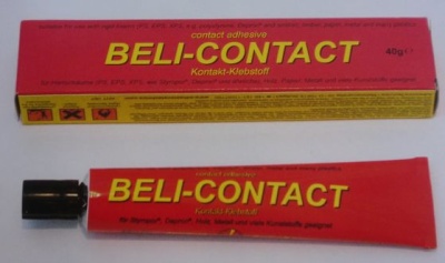 Beli-Contact 40g, - Kontakt-Klebstoff für Hartschäume-