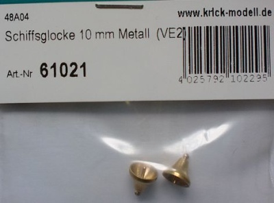 Schiffsglocke 10 mm Metall