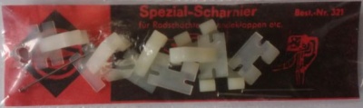 Spezial-Scharniere für Radschächte, ( 5 x vorrätig /1.8.23)
