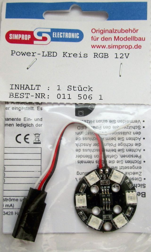 Power-LED Kreis RGB 12V