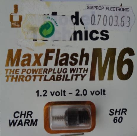 Glühkerze MAX FLASH  M 6, warm