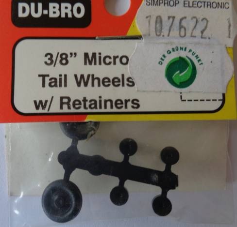 3/8 Micro-Spornräder für Parkflyer m.Radst Ø ca. 9,5 mm,