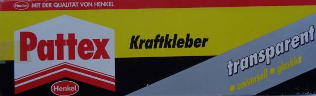 PATTEX-Kraftkleber, TRANSPARENT  125 G -vorrätig /1.7.22 -