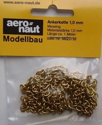 Ankerkette 1.0mm, Glieder-Ø ca. 3,8 x 5,0 mm