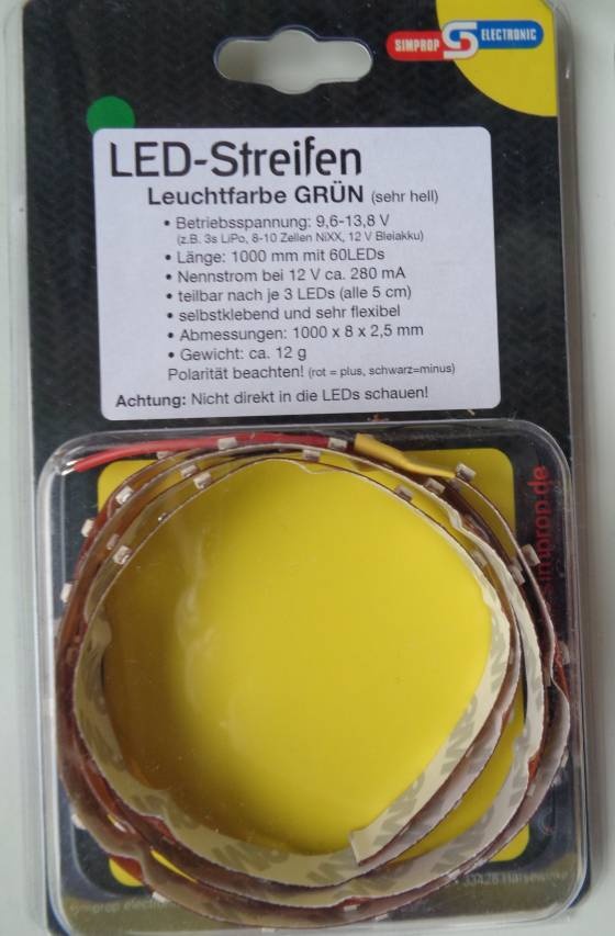 LED-Streifen - 100 cm -grün