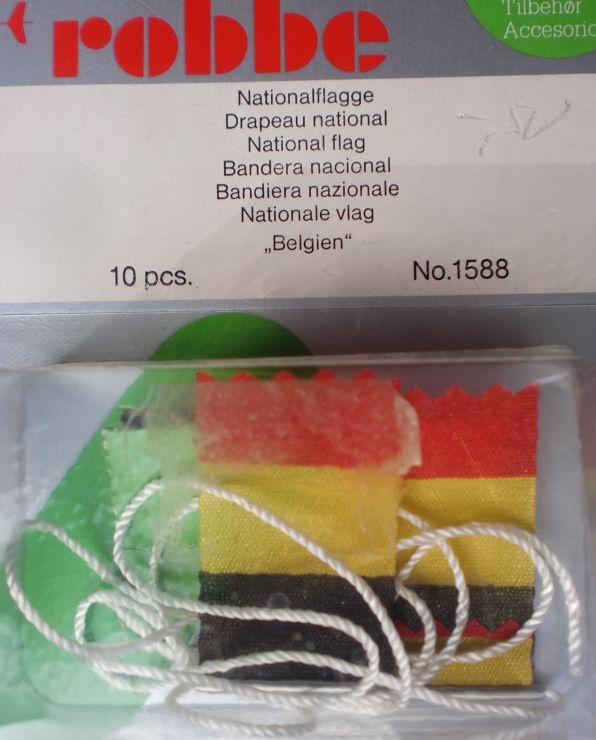 Nationalflagge Belgien, 2 Stück