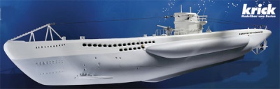 U-Boot Typ VII Grundbaukasten, Länge 112 cm