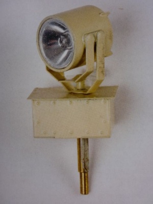 Scheinwerfer-Bausatz 14 mm f. LED 6-12 V, neusilber, -Neu-